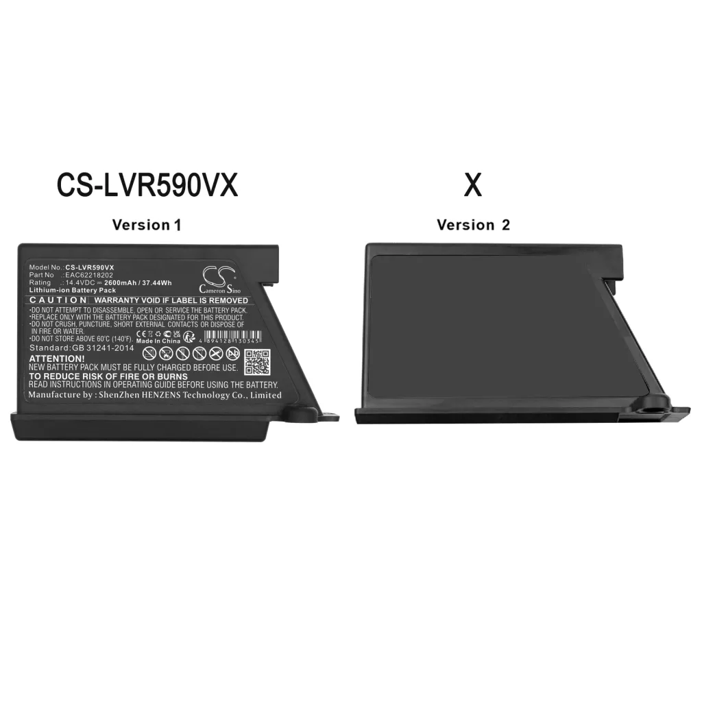 Batería de vacío Lg CS-LVR590VX
