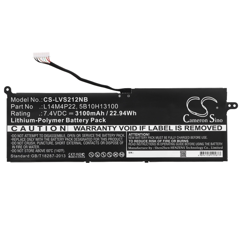 Batería para portátil Lenovo CS-LVS212NB