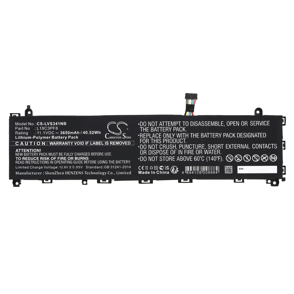 Batería para portátil Lenovo CS-LVS341NB