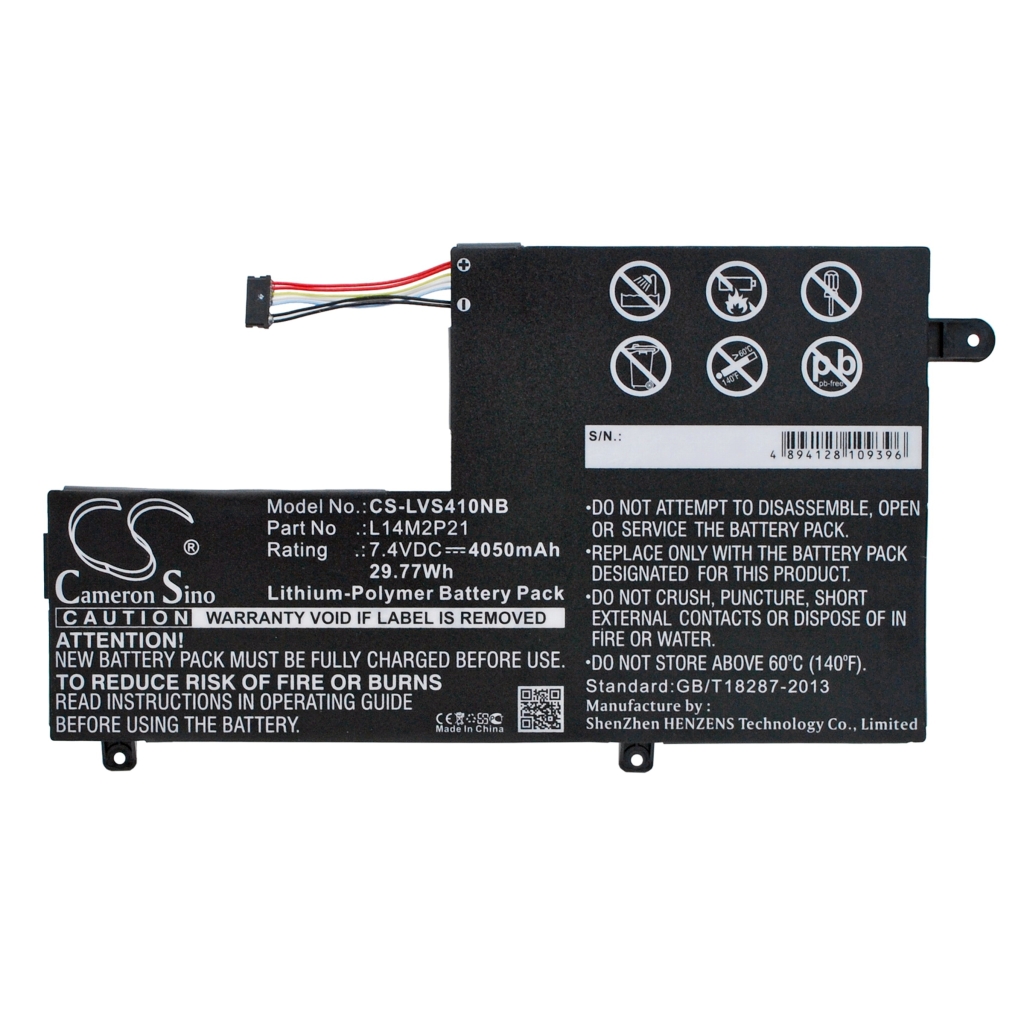 Batería para portátil Lenovo CS-LVS410NB