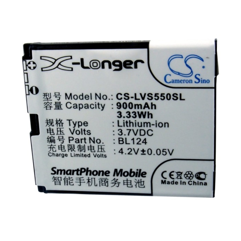 Batería compatible con Lenovo CS-LVS550SL