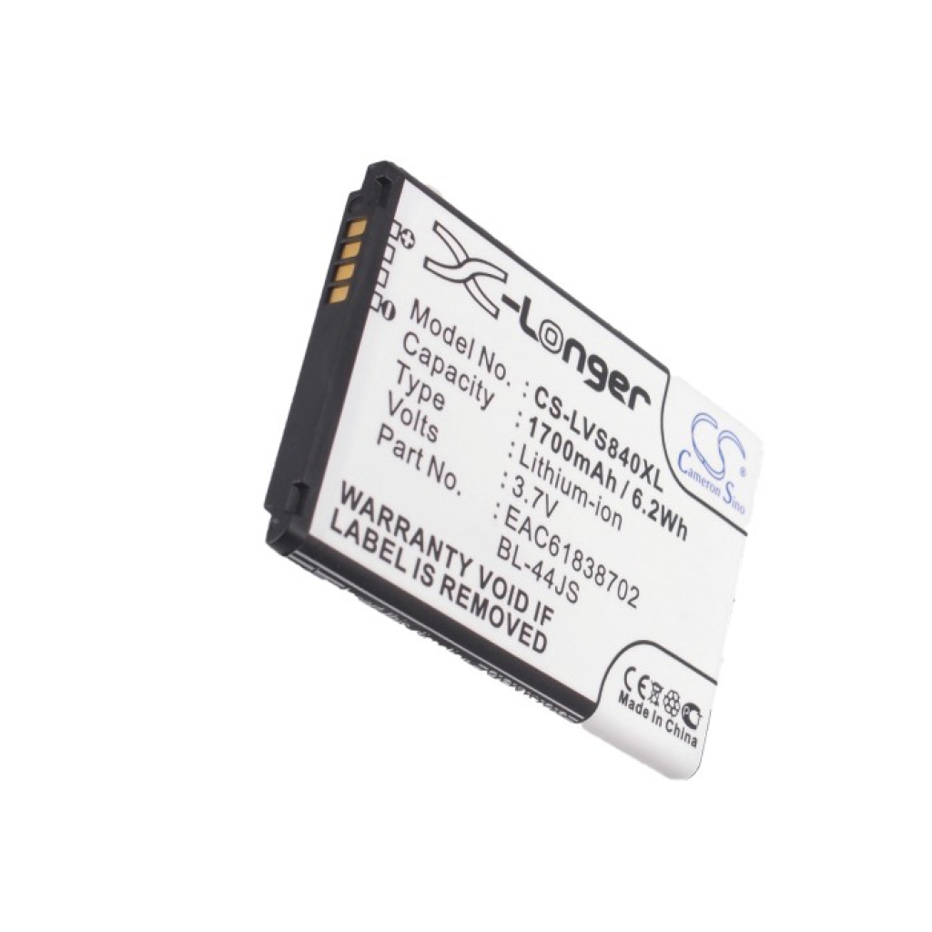 Batería del teléfono móvil LG CS-LVS840XL