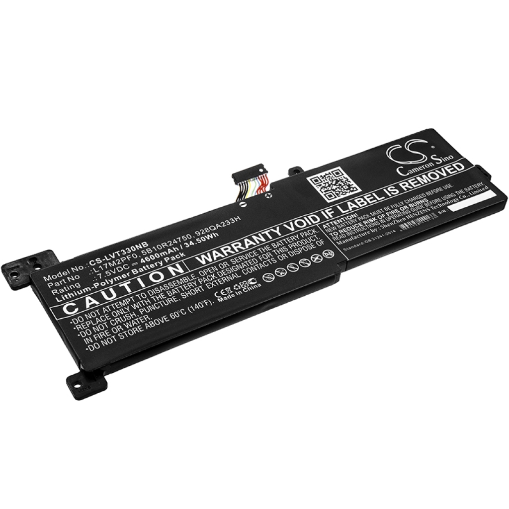 Batería para portátil Lenovo CS-LVT330NB