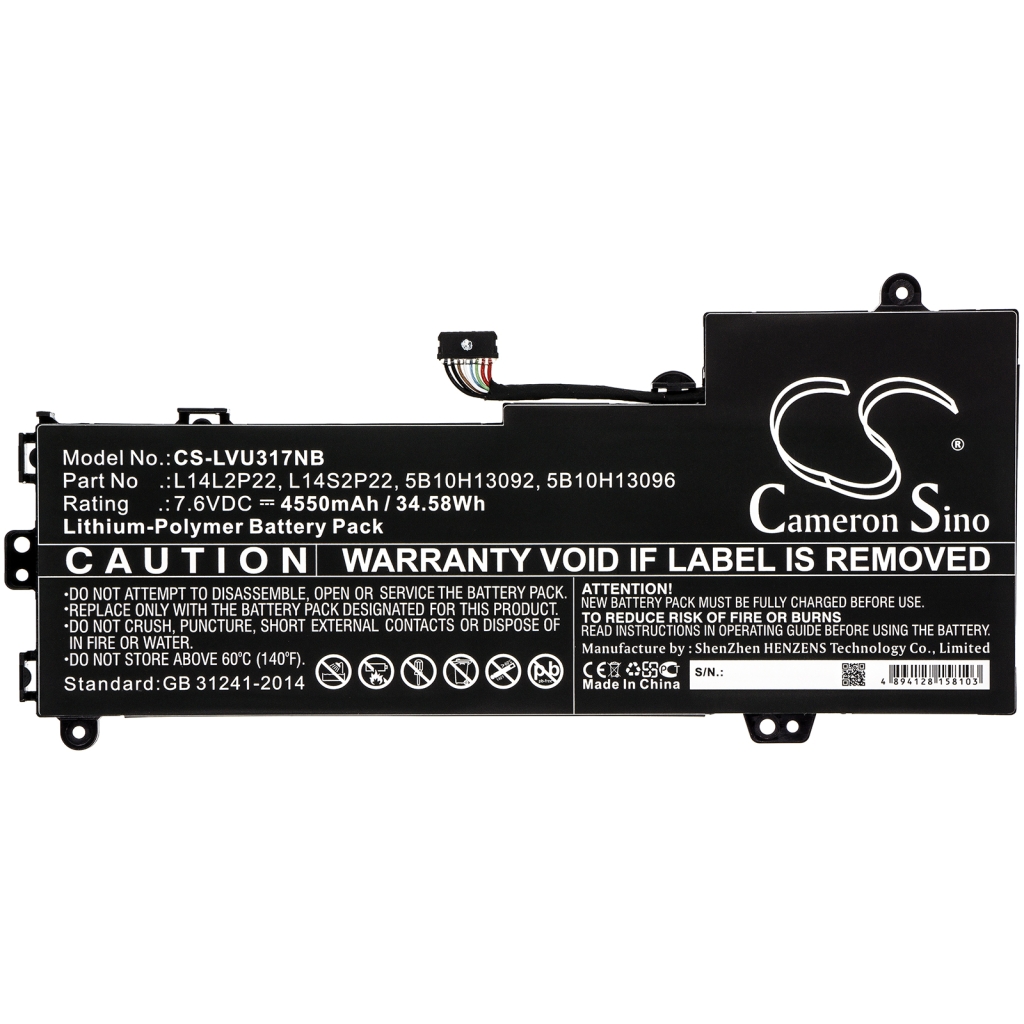 Batería para portátil Lenovo CS-LVU317NB