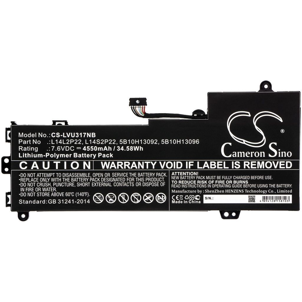 Batería para portátil Lenovo CS-LVU317NB