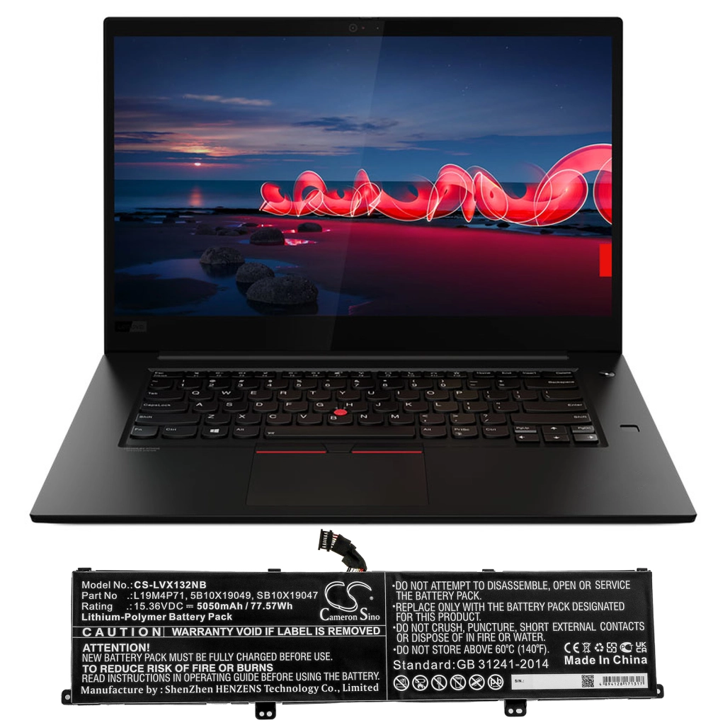 Batería para portátil Lenovo CS-LVX132NB