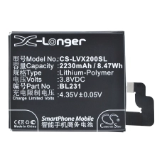 Reemplazo de batería compatible para LENOVO BL231