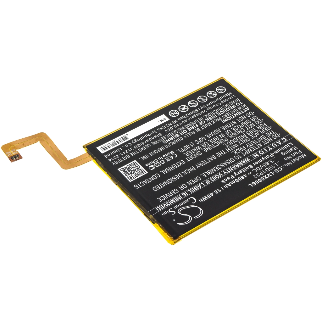 Batería de la tableta Lenovo CS-LVX606SL