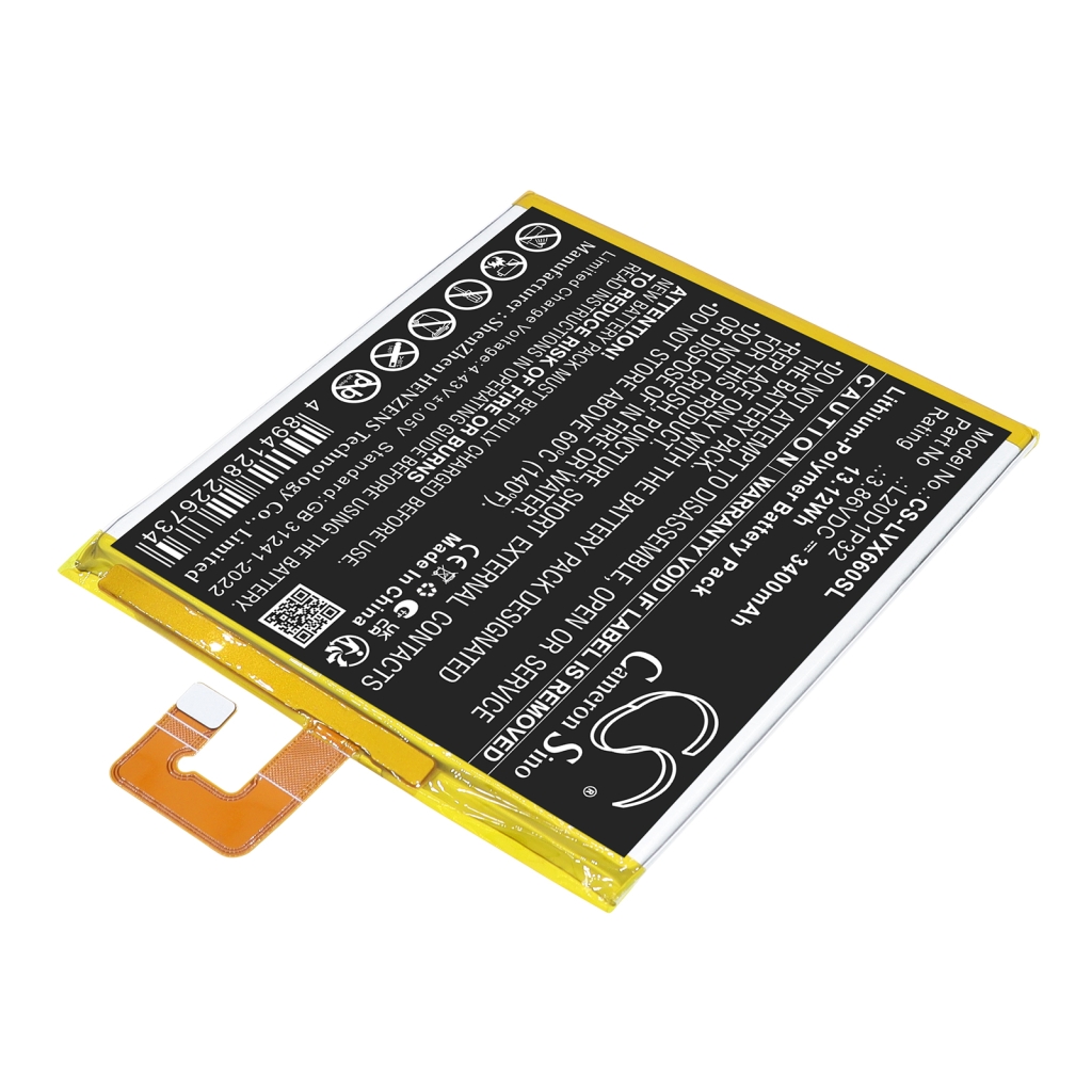 Batería compatible con Lenovo CS-LVX660SL