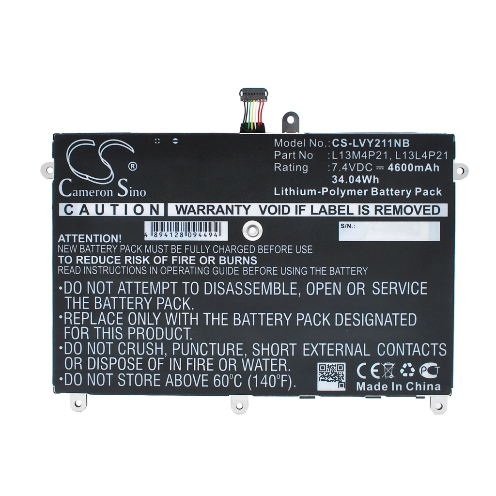 Batería para portátil Lenovo CS-LVY211NB