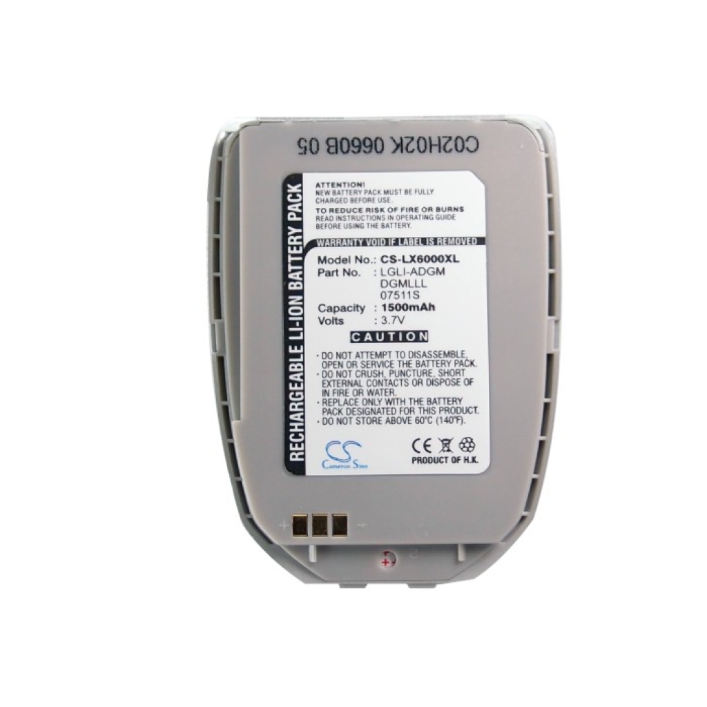 Batería compatible con LG CS-LX6000XL