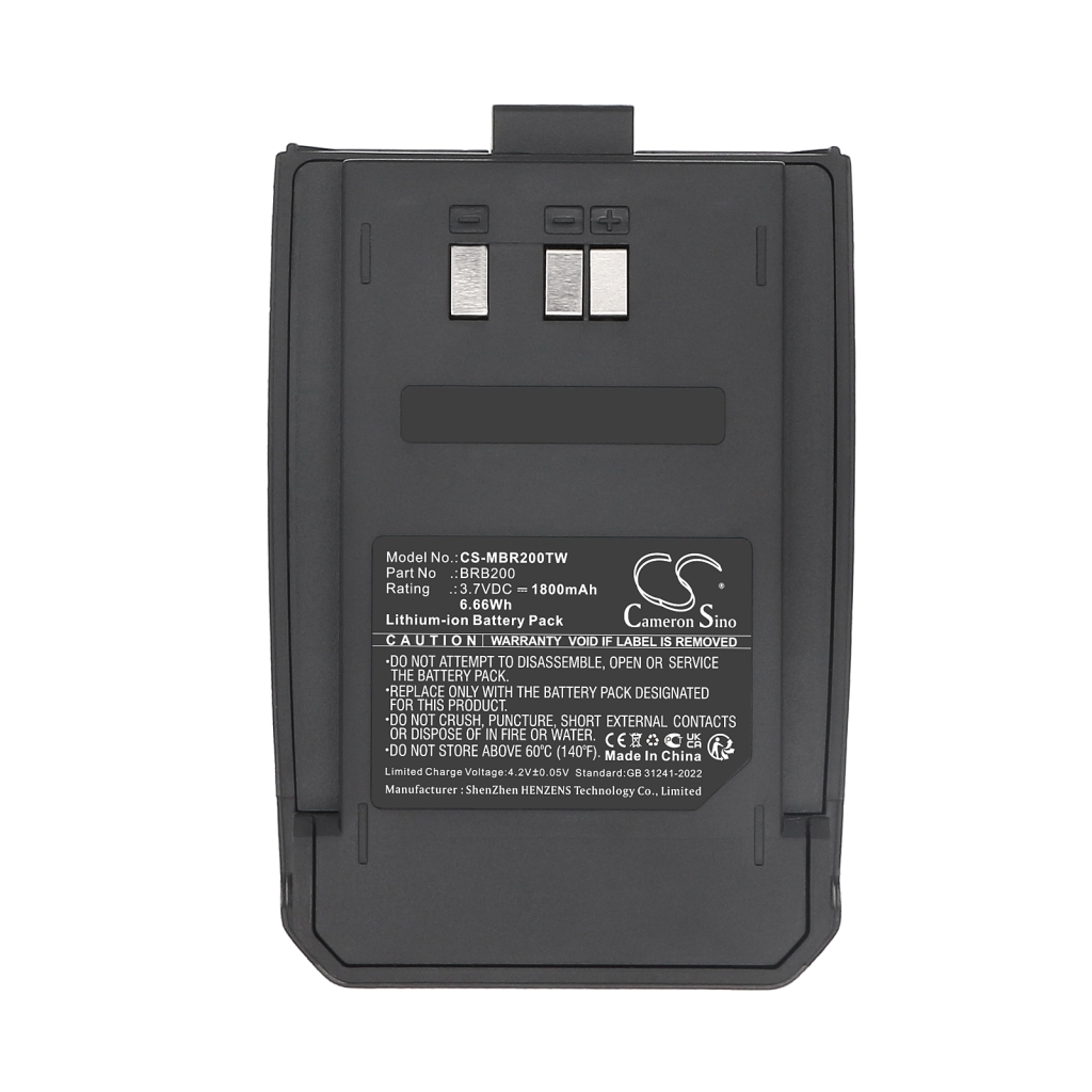 Batería de radio de dos vías Midland CS-MBR200TW