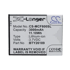 Reemplazo de batería compatible para Mobistel BTY26189,BTY26189MOBISTEL/STD
