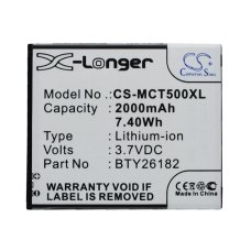 Reemplazo de batería compatible para Mobistel BTY26182,BTY26182MOBISTEL/STD
