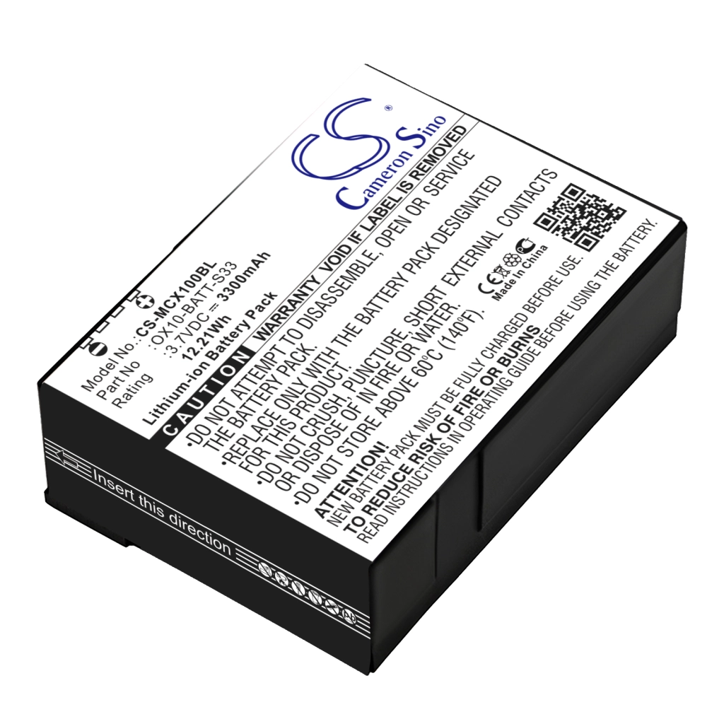 Batería de código de barras, escáner M3 Mobile CS-MCX100BL