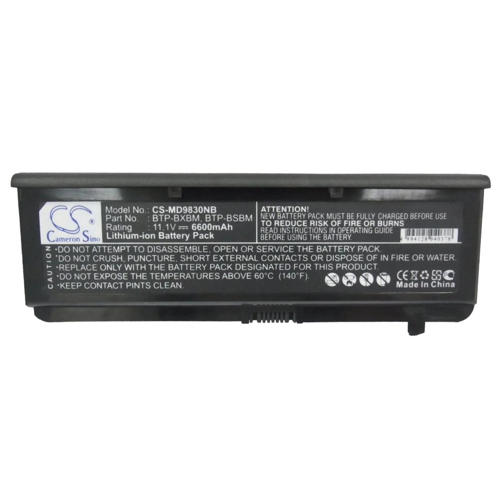 Batería para portátil Medion CS-MD9830NB