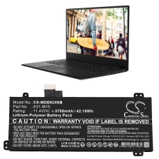 Reemplazo de batería compatible para Medion 0B23-01Q9000M,40068772,A31-M15