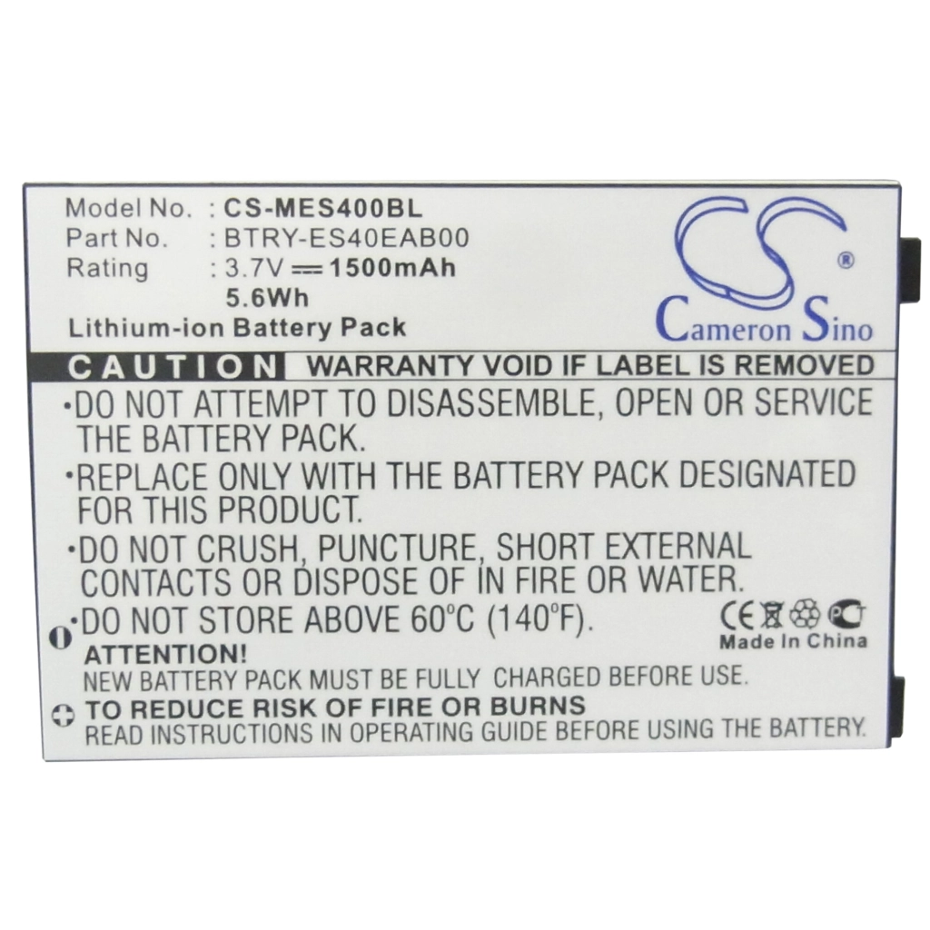 BarCode, Scanner Battery Symbol ES405
