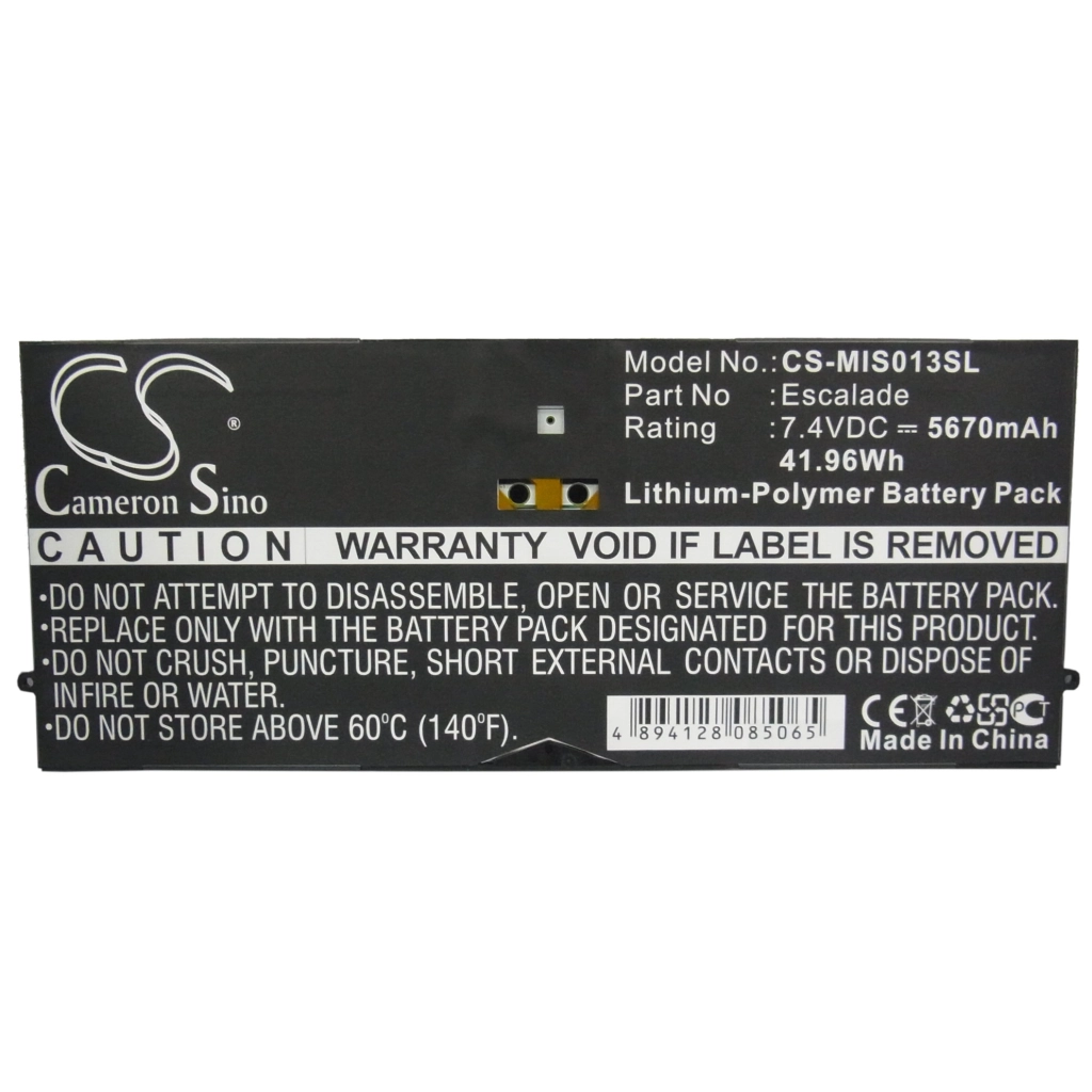 Tablet Battery Microsoft CS-MIS013SL