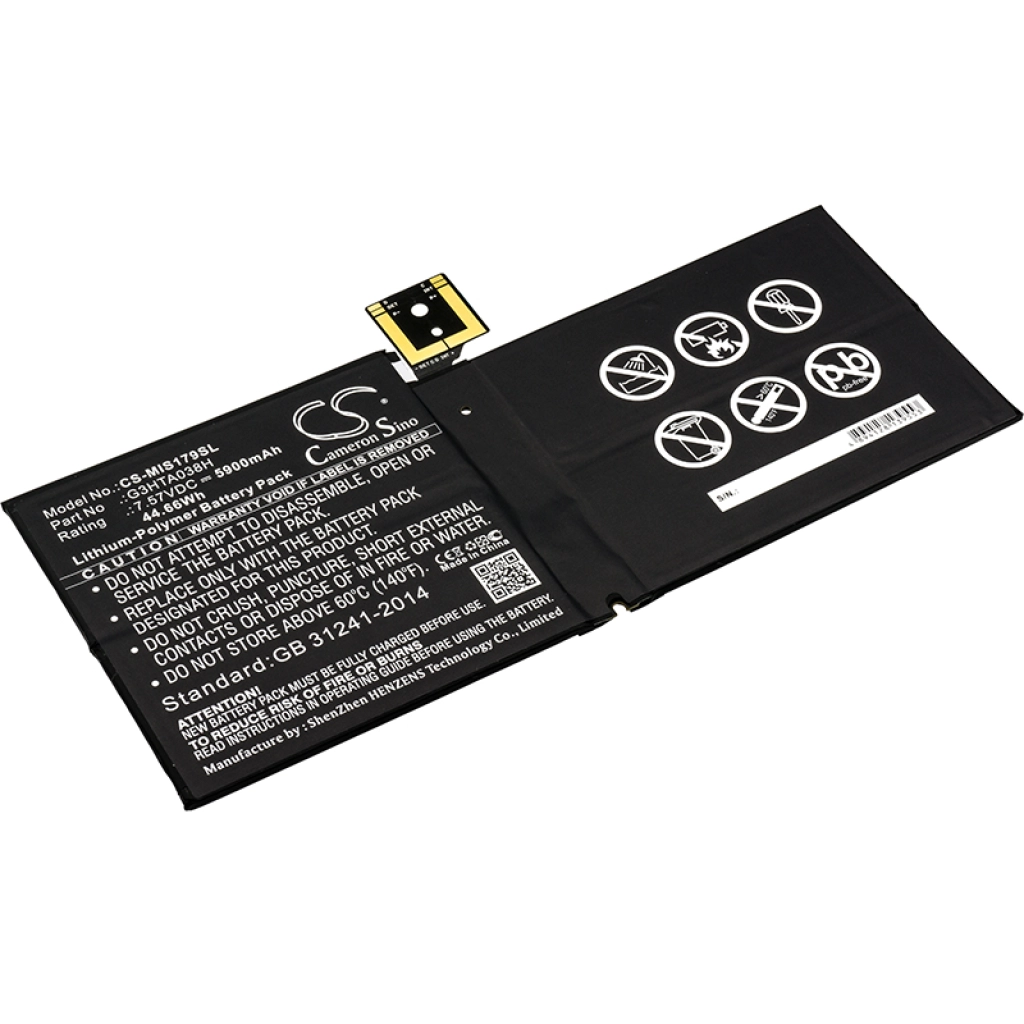 Batería de la tableta Microsoft CS-MIS179SL