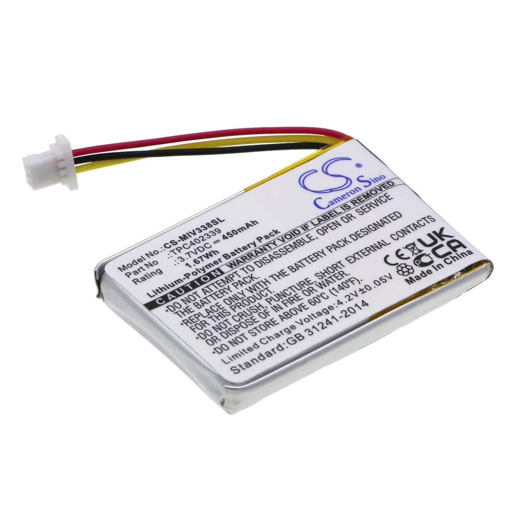 Compatible battery replacement for Papago TPC402339