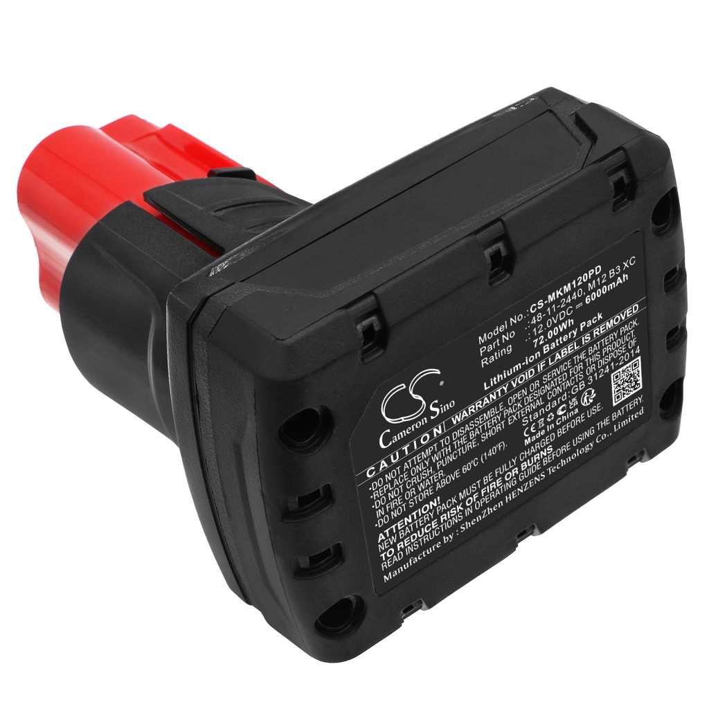 Batería industrial Milwaukee CS-MKM120PD