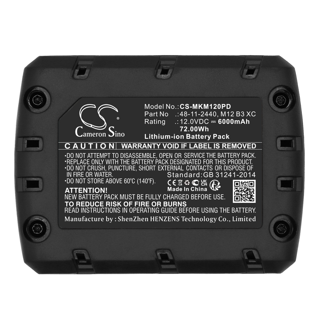 Batería industrial Milwaukee CS-MKM120PD