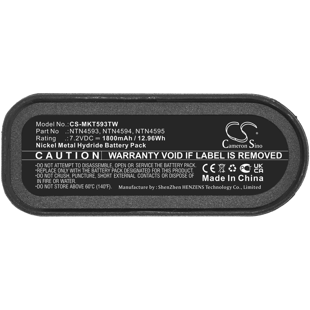 Batería compatible con Motorola CS-MKT593TW