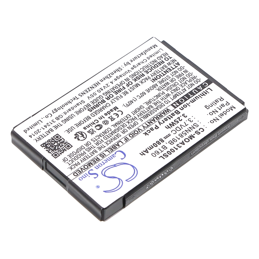 Mobile Phone Battery Prunus CS-MOA3100SL