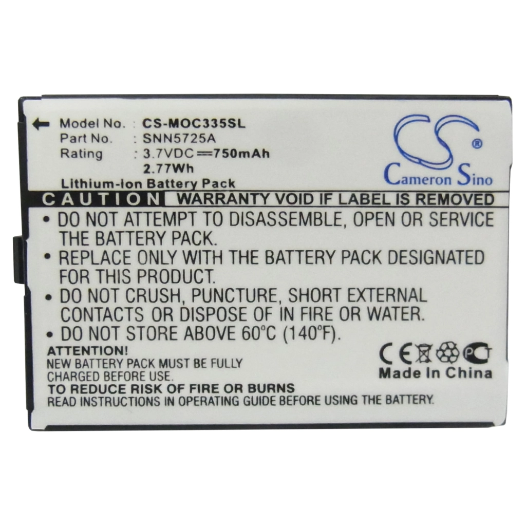 Battery Replaces SNN5725A