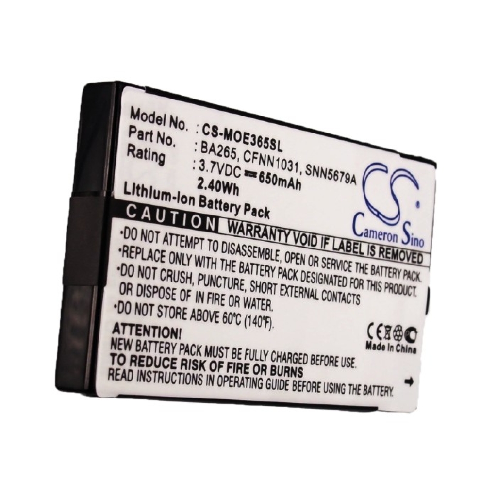 Batería compatible con Motorola CS-MOE365SL