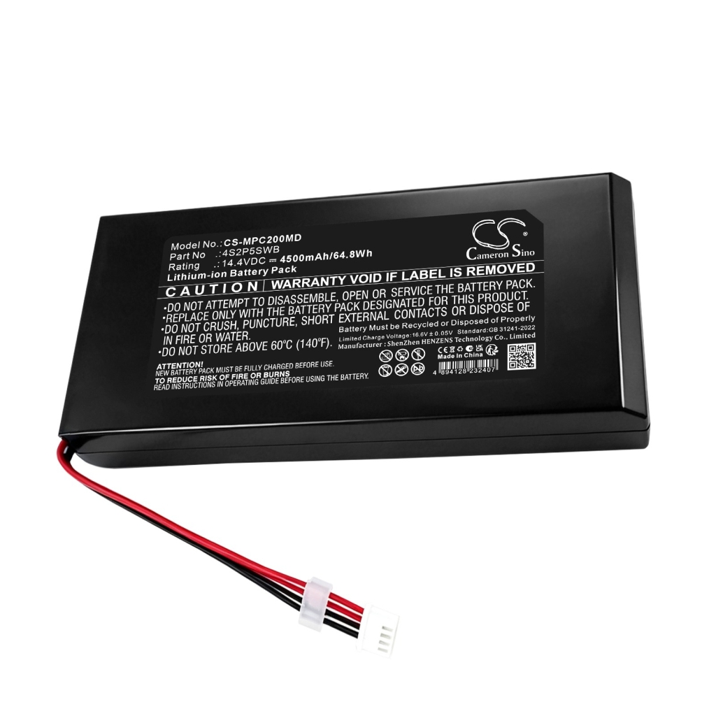 Baterías compatible con Medtronic Capnostream 20 20 Monitor 20P Monitor CS-MPC200MD