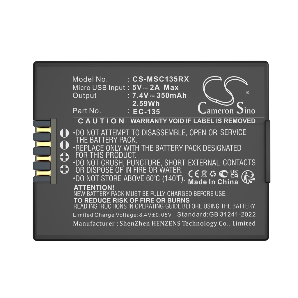 Batteries for Drones Modster CS-MSC135RX