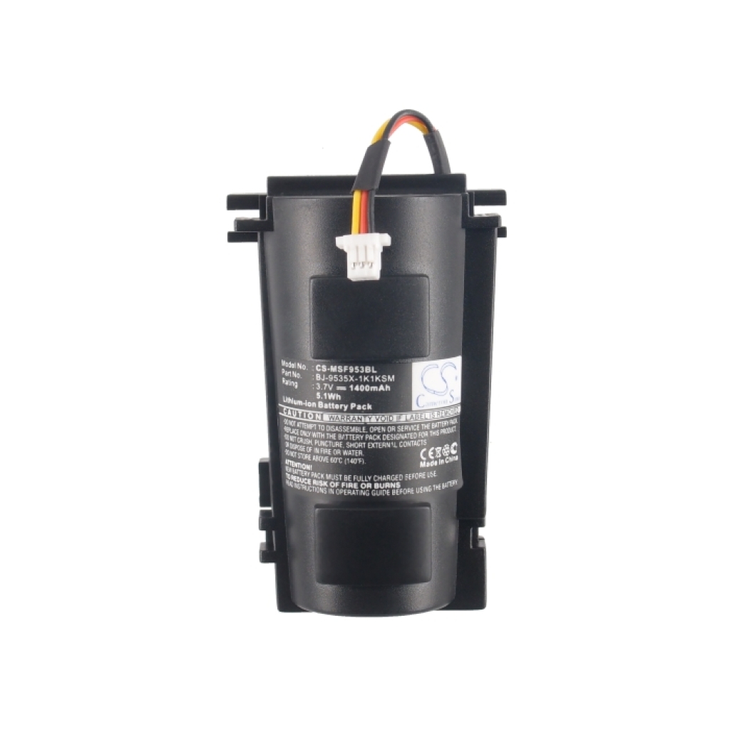 Batería de código de barras, escáner Metrologic CS-MSF953BL