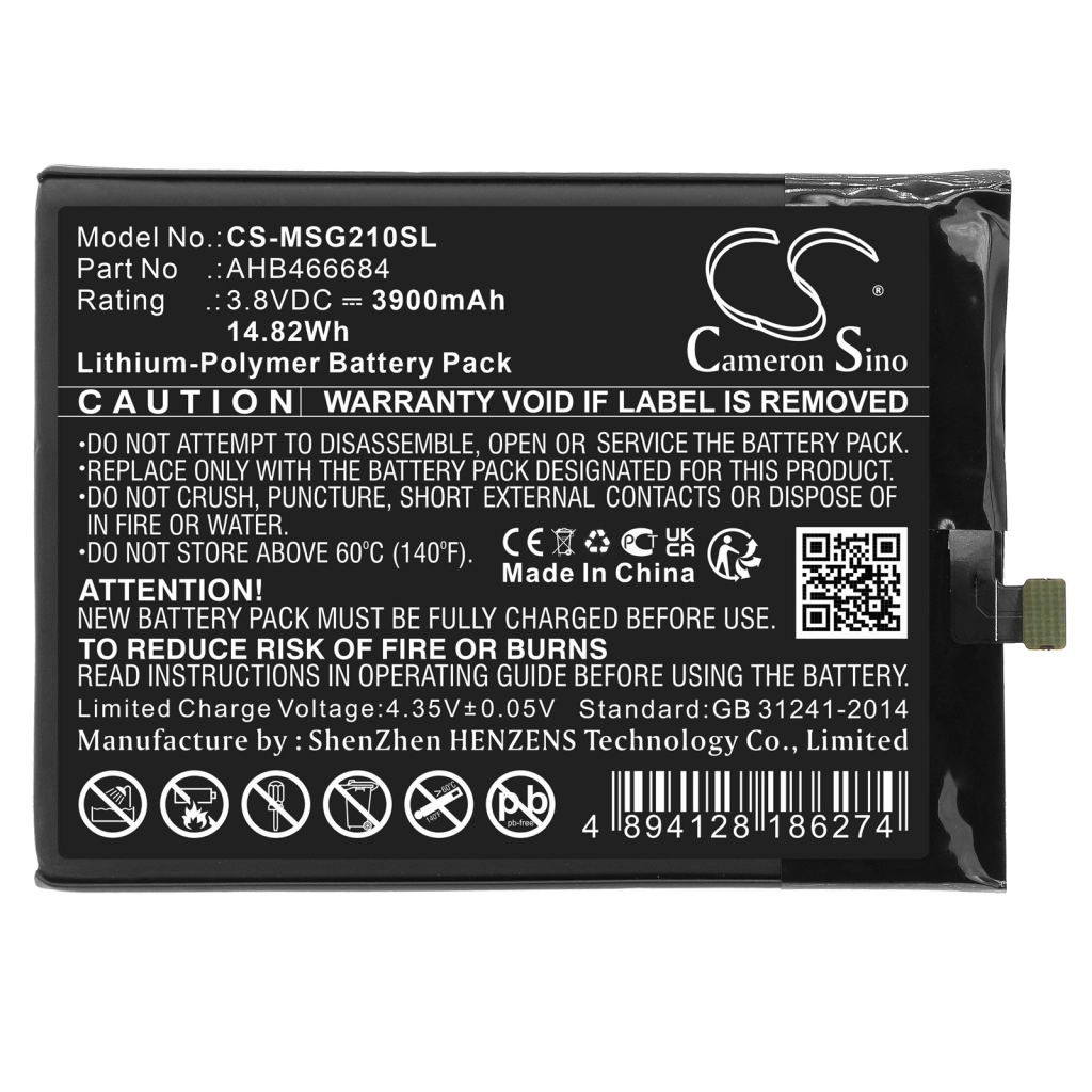Batería del teléfono móvil Meder CS-MSG210SL