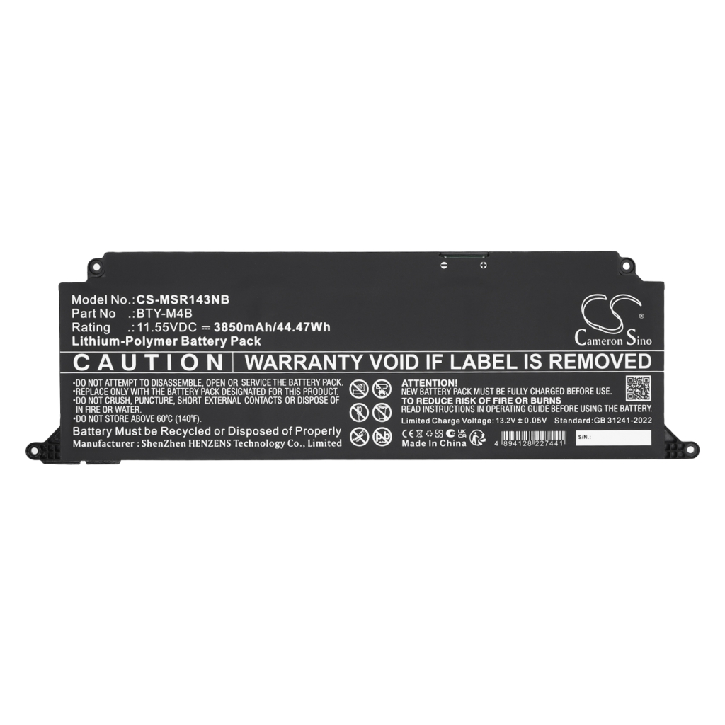 Batería compatible con MSI
