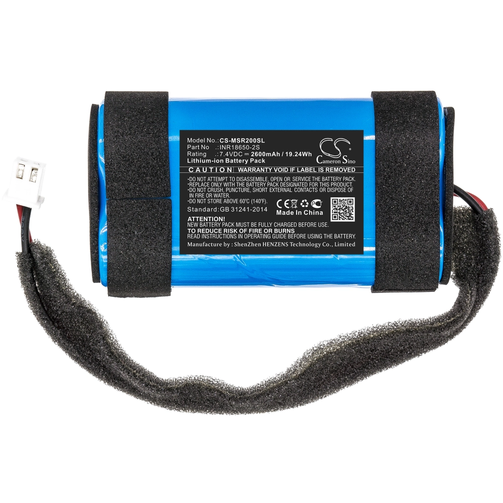 Batería del altavoz Monster CS-MSR200SL