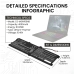 Baterías compatible con MSI B14VFKG-056UK B14VFKG-056UK CS-MSW160NB