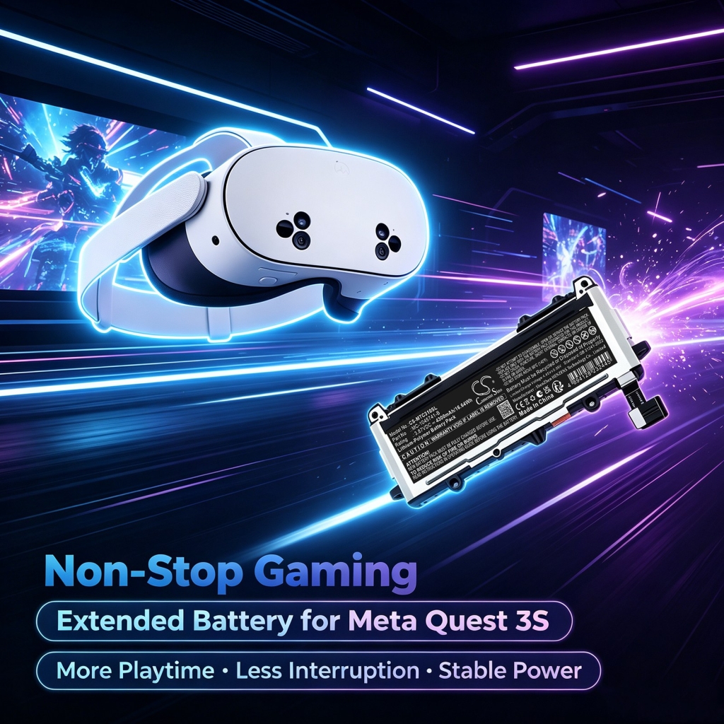 Batteries compatible with Meta Quest 3S CS-MTC310SL