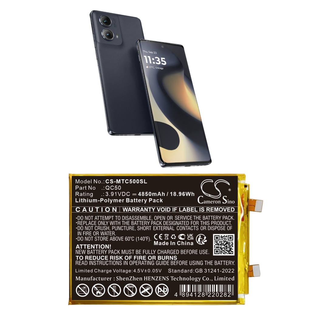 Batería del teléfono móvil Motorola CS-MTC500SL