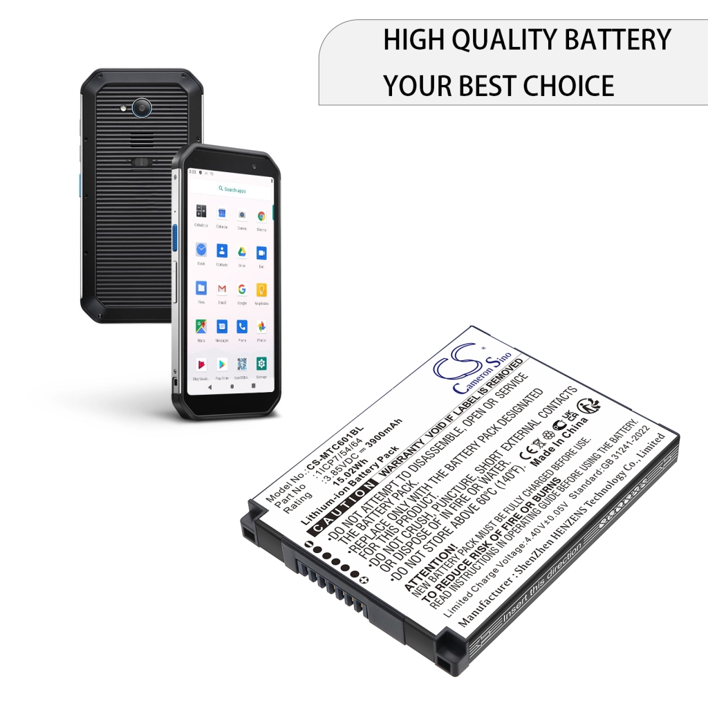 Batería de código de barras, escáner Imozen CS-MTC601BL