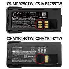 Reemplazo de batería compatible para Motorola NNTN8128A,NNTN8128C,NNTN8129AR,NTN8128A,PMNN4406AR...