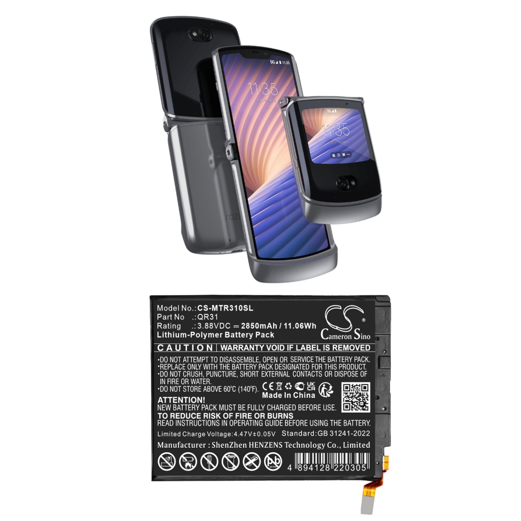 Batería del teléfono móvil Motorola CS-MTR310SL