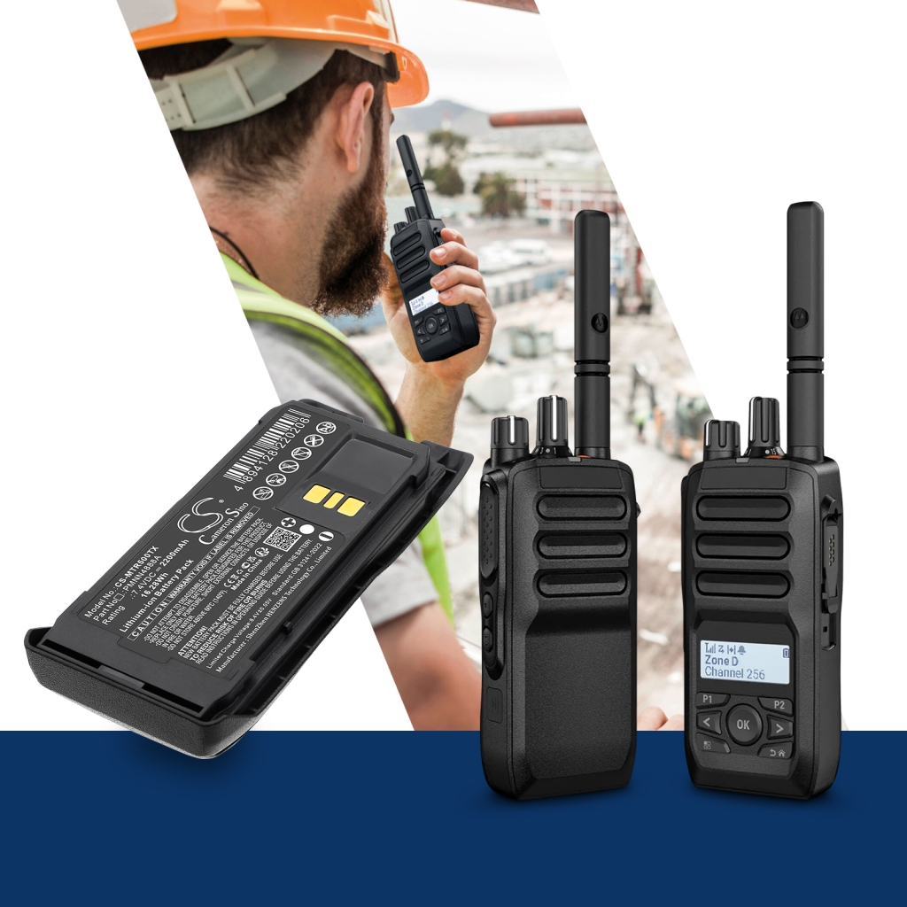 Batería de radio de dos vías Motorola CS-MTR500TX