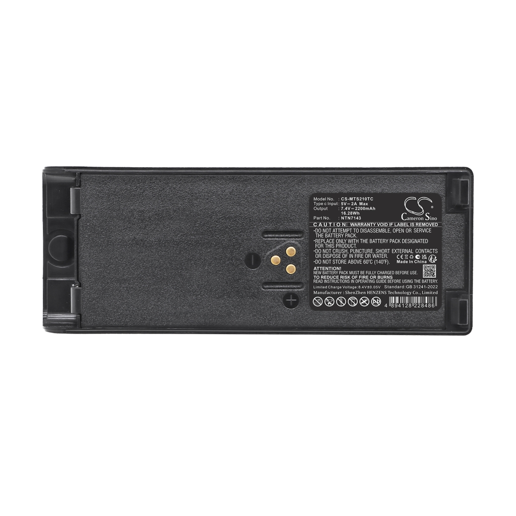 Batería compatible con Motorola CS-MTS210TC