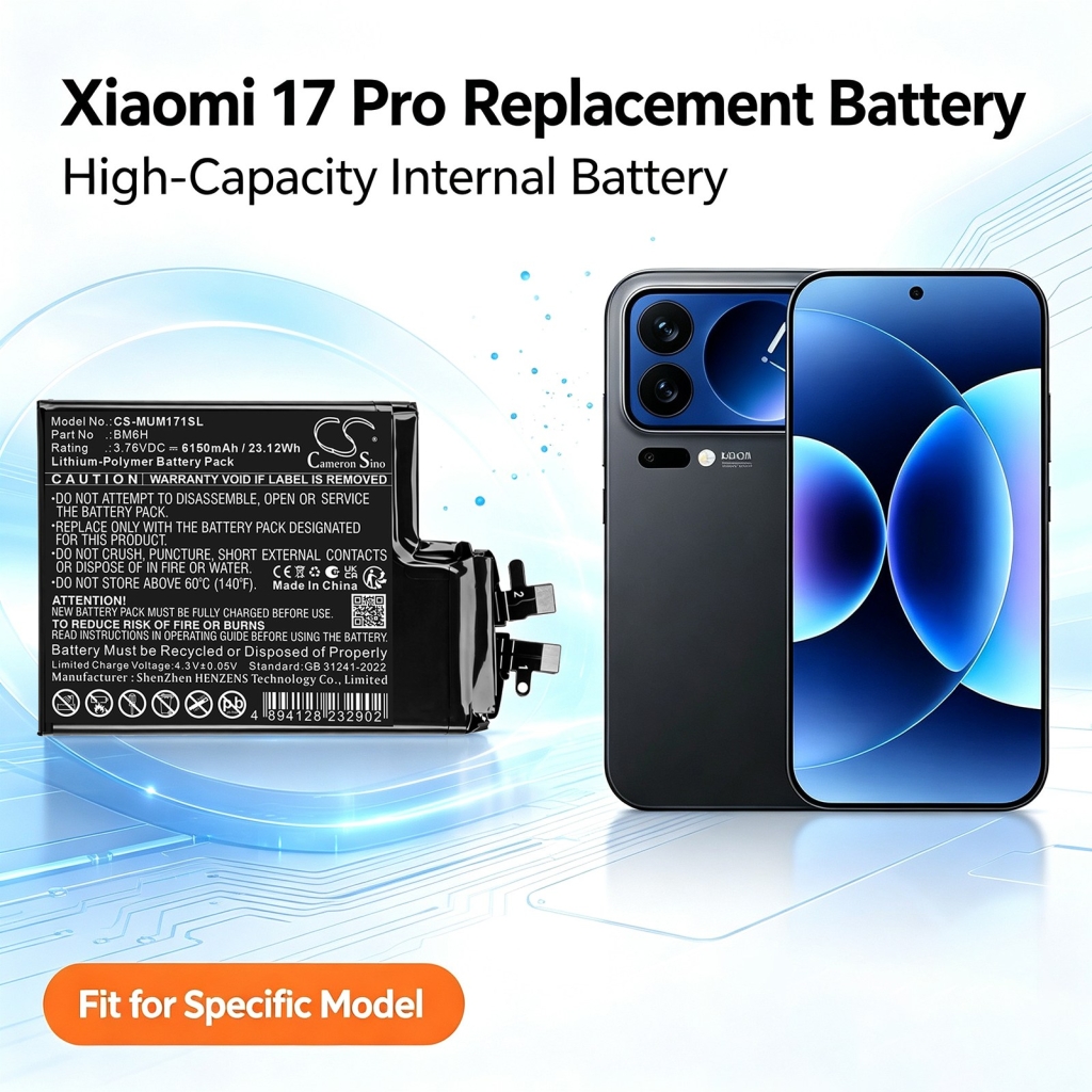 Baterías compatible con Xiaomi 17 Pro CS-MUM171SL