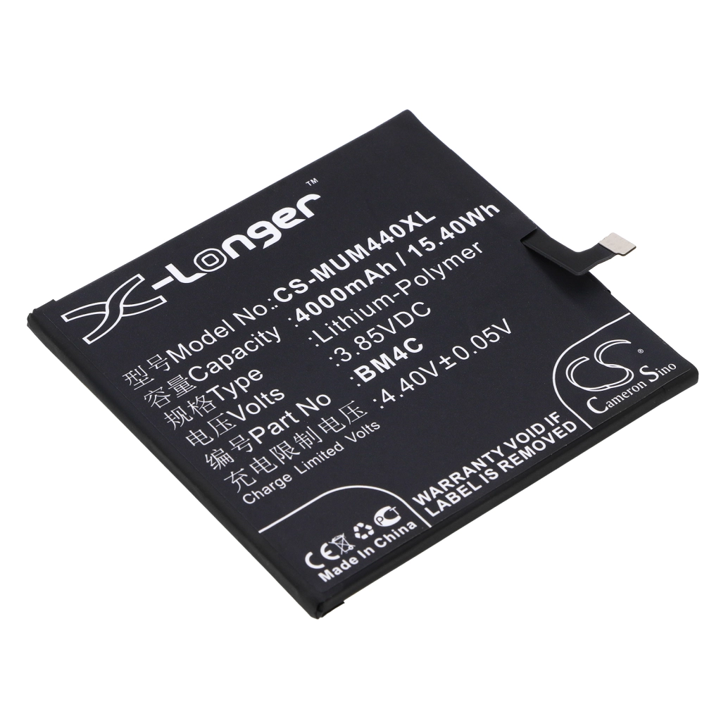 Batería del teléfono móvil Xiaomi CS-MUM440XL