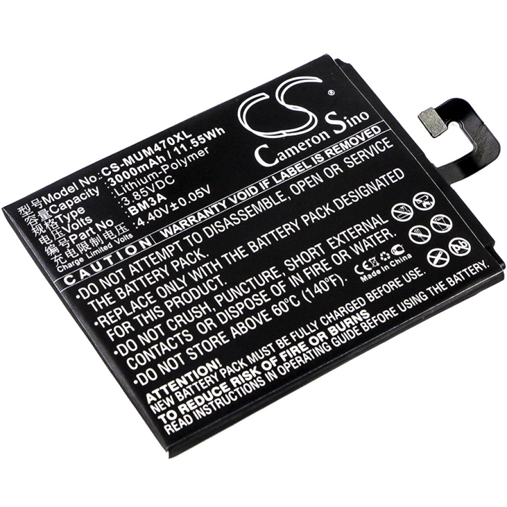 Batería del teléfono móvil Xiaomi CS-MUM470XL
