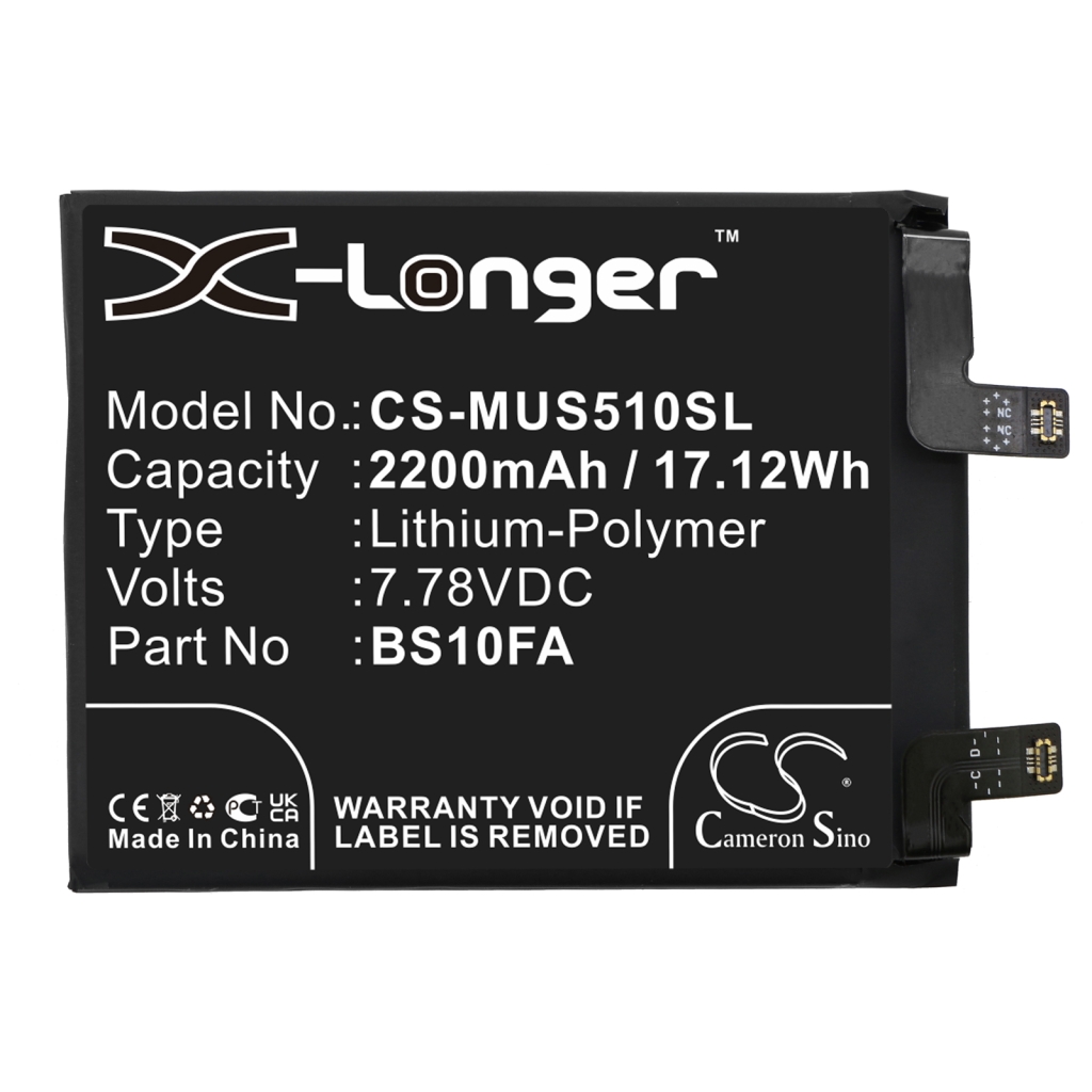 Batería del teléfono móvil Xiaomi CS-MUS510SL