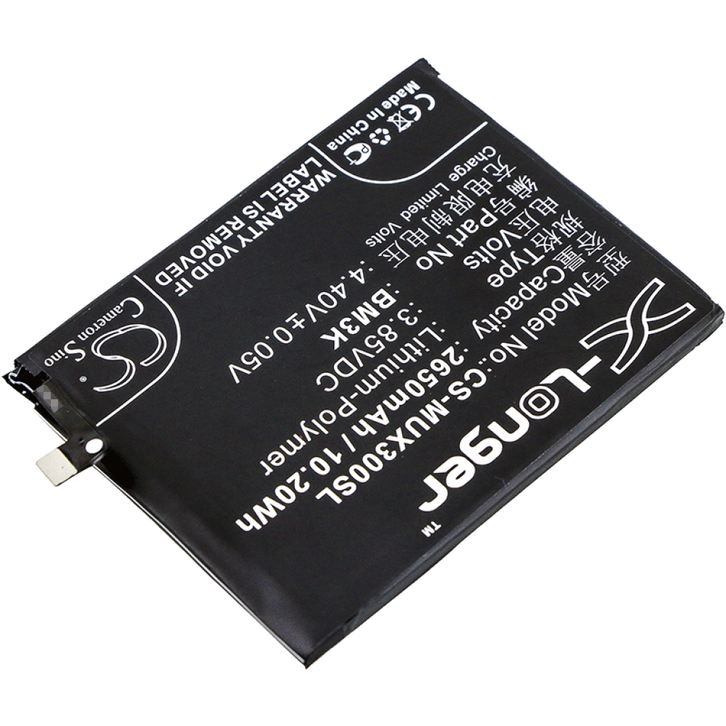 Batería del teléfono móvil Xiaomi CS-MUX300SL